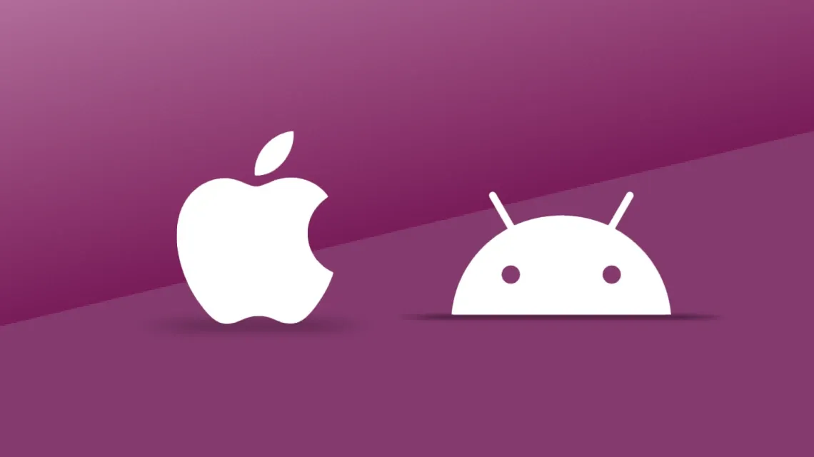 apple en android logo