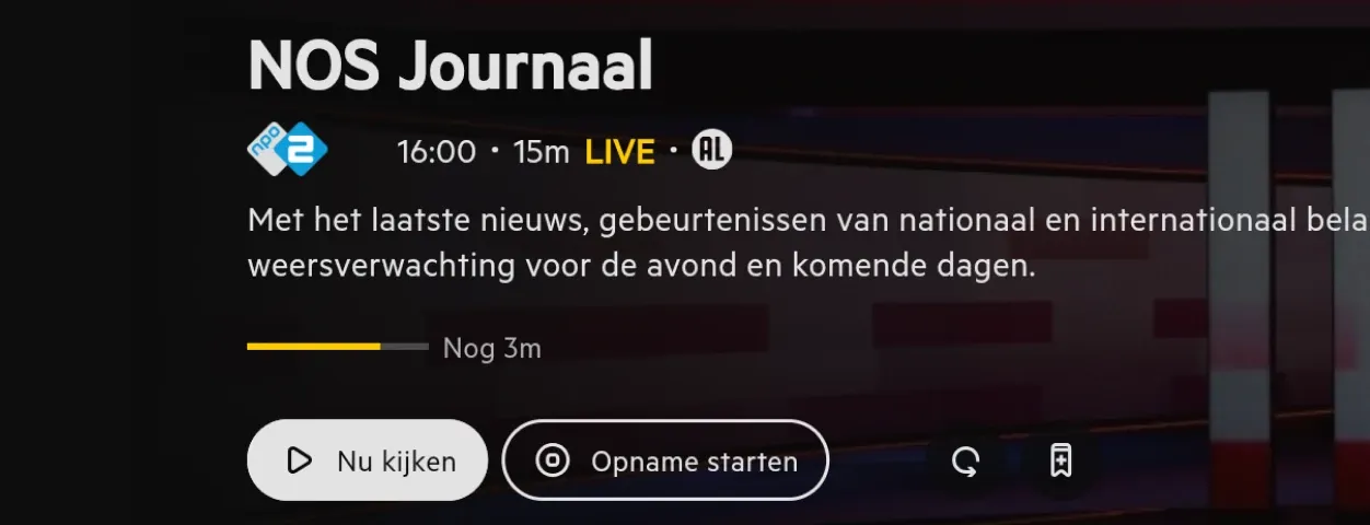 opname starten
